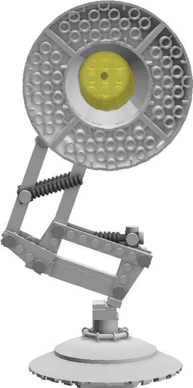 Disney Pixar Luxo Jr Lamp - Luxo Jr. (560x873), Png Download