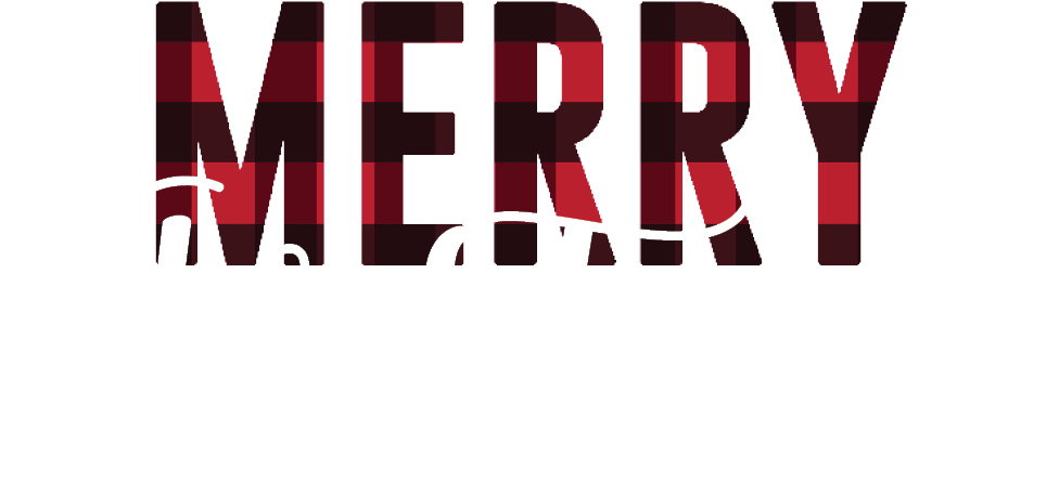 Merry Christmas Buffalo Plaid - Christmas Day (1196x661), Png Download