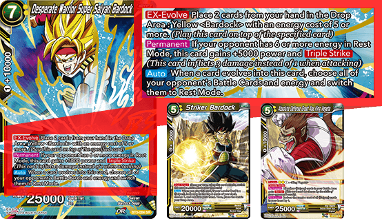 Desperate Warrior Super Saiyan Bardock - Bardock Dbs Card Game (554x318), Png Download