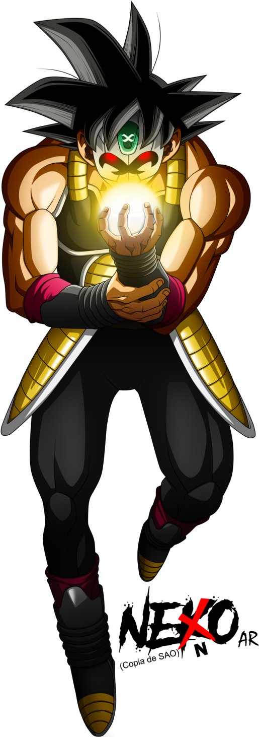 Masked Time Breaker Bardock By Nekoar - Nekoar Deviantart (541x1476), Png Download