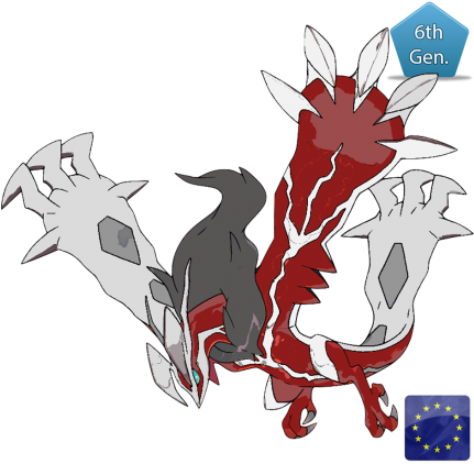 Shiny Descartes Pokemonget Ottieni Tutti I Pi - Descartes Yveltal (458x458), Png Download