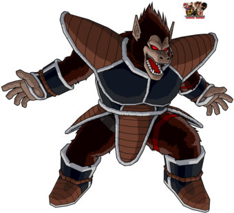 Post By Raditz On Jun 4, 2011 At - Dbz Raditz Oozaru (350x346), Png Download