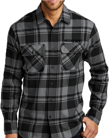 Port Authority Plaid Flannel Shirt (576x576), Png Download