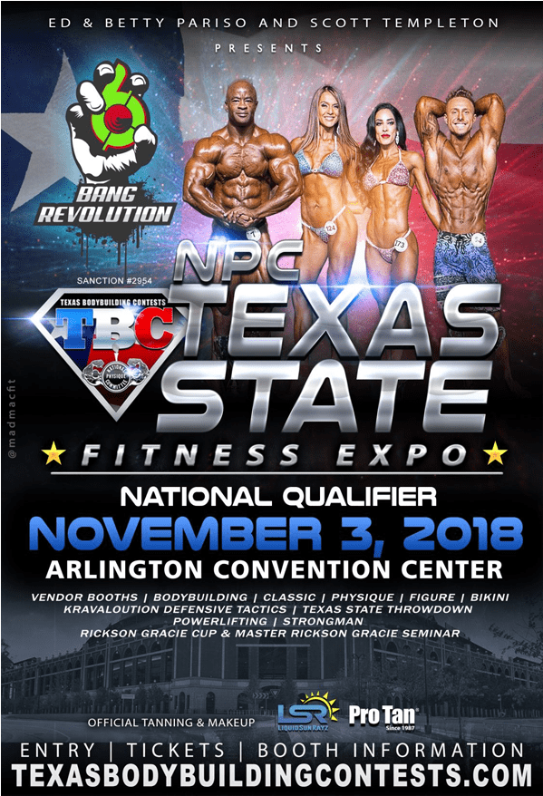 Npc Texas State Fitness Expo - Texas (1200x1200), Png Download