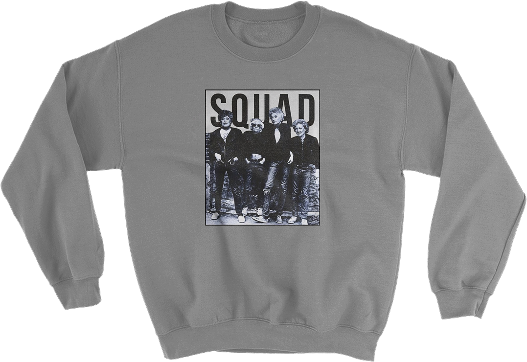 Golden Girls Squad Sweatshirt - Bad (long Sleeve) (1150x1350), Png Download