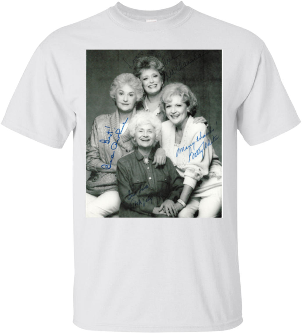 The Golden Girls Cast Hoodies Sweatshirts - Golden Girls Cast Signed (1155x1155), Png Download