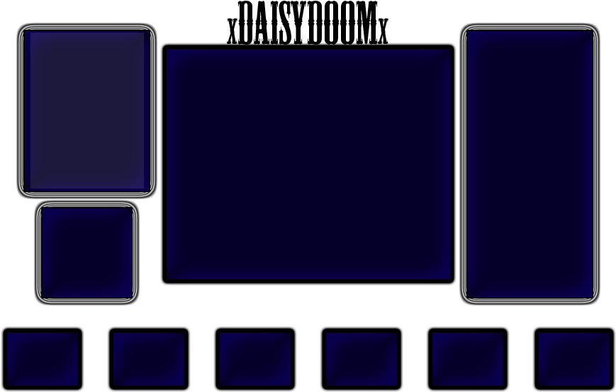 But Just Take Out The 6 Boxes On The Bottom, And Change - Layout Imvu Png Blue (900x599), Png Download
