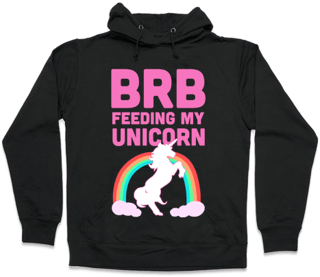 Brb Hooded Sweatshirt - Midoriya Izuku Hoodie (484x484), Png Download