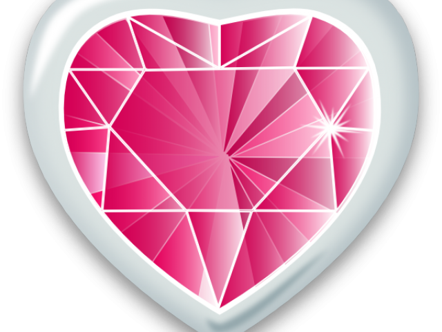 Free On Dumielauxepices Net Gem - Ruby Heart Shower Curtain (640x480), Png Download