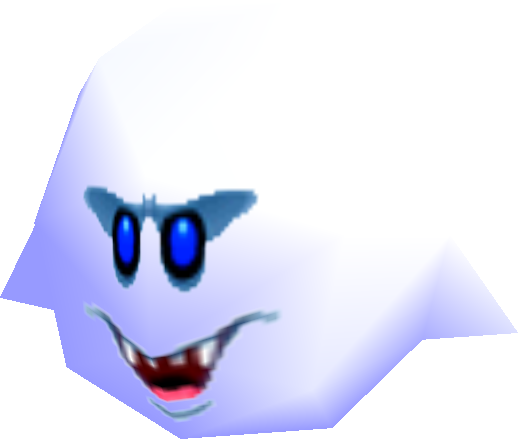 Super Mario 64 - Boos (518x439), Png Download