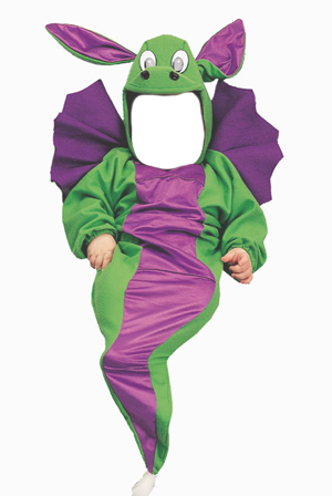Baby - Dragon - Infant Dragon Costume (300x448), Png Download