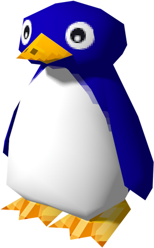 Clip Art Library Library Ds Dsi Super The Models Resource - Penguin Mario 64 Jpg (750x650), Png Download