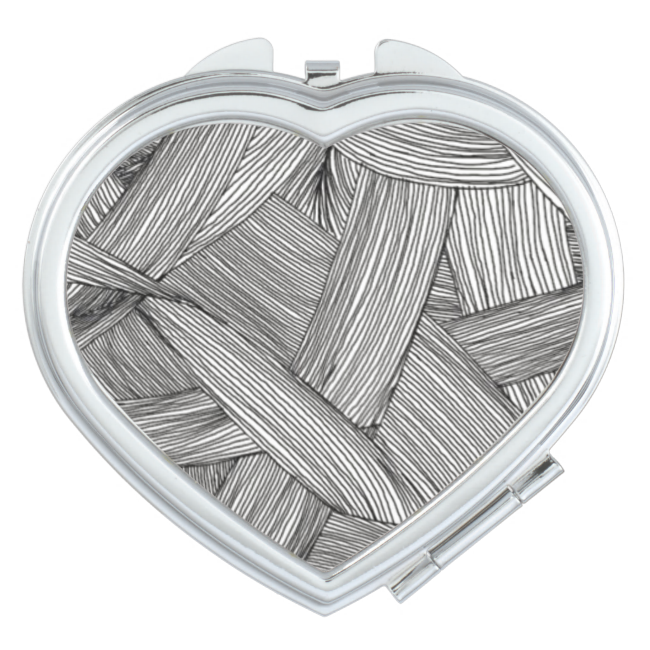 Monochrome Yarn Mirror For Makeup - Cosmetics (650x650), Png Download