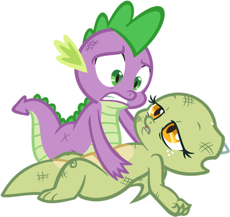 Dragon - My Little Pony Female Dragon (542x497), Png Download
