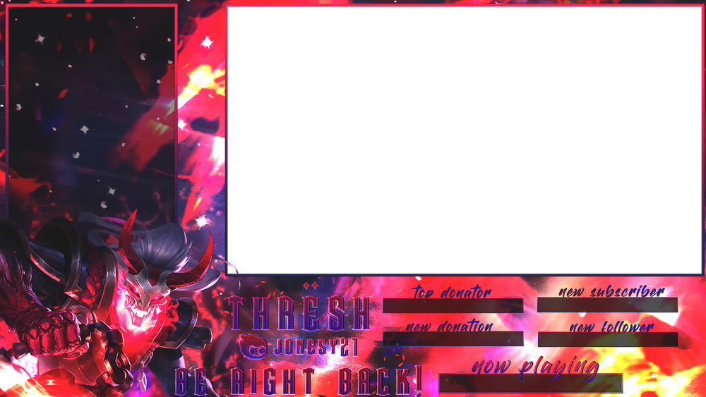 Thrësh Screens Brb No Cam - Portable Network Graphics (1000x563), Png Download