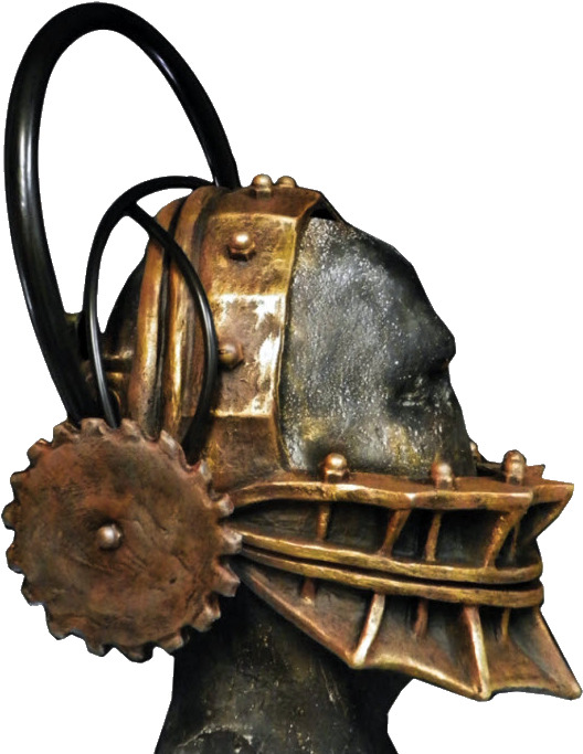 Saw Reverse Bear Trap Mask Download - Bear Trap Saw Latex Mask (542x686), Png Download
