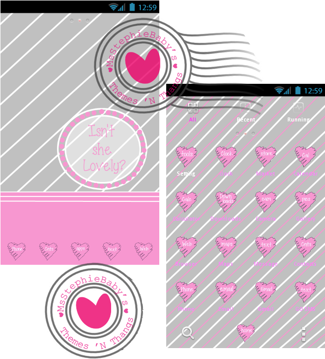 Scribble Hearts Go Launcher Theme - 10 Lighthouse Coin Capsules For 22mm Coins (800x800), Png Download