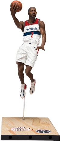 John Wall 7” Action Figure By Mcfarlane Toys - John Wall Figure (367x520), Png Download