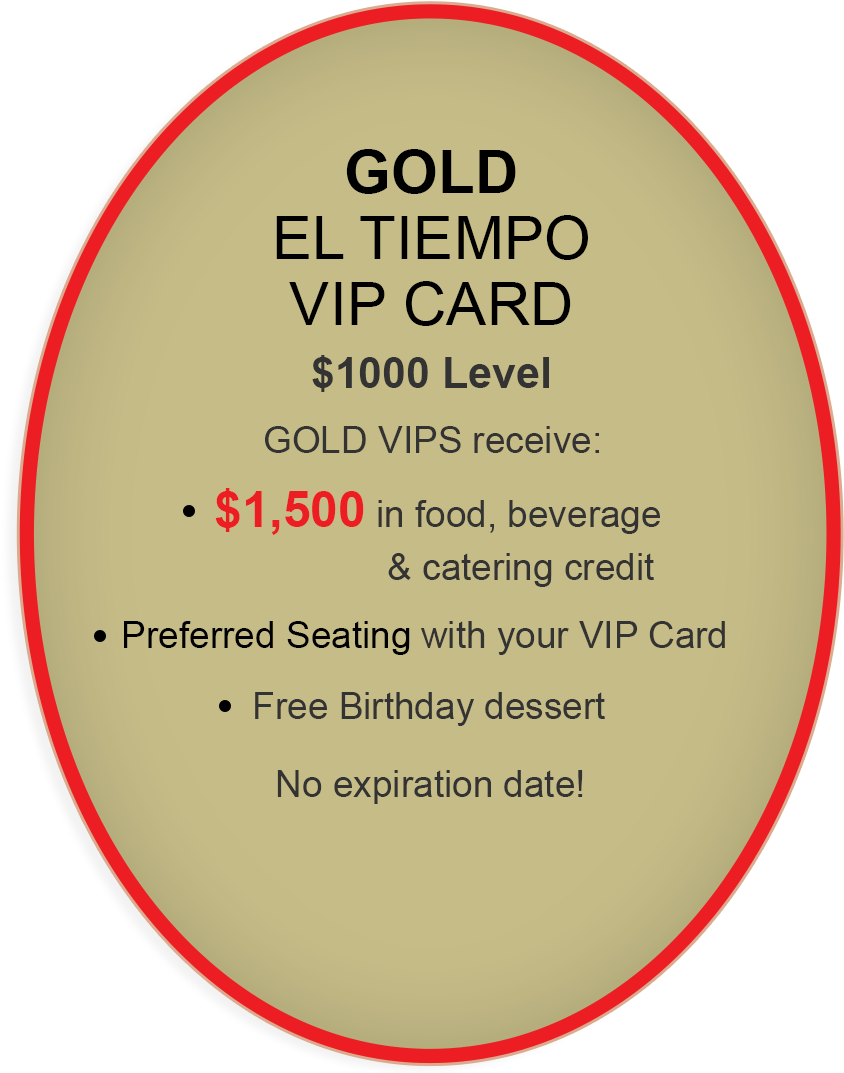 Select Your Gold Or Platinum El Tiempo Vip Card Now - Circle (900x1073), Png Download