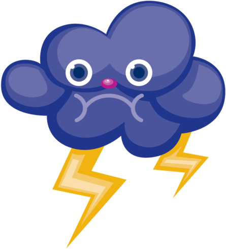 Pin By Carlota Rodriguez On El Tiempo - Tormenta Infantil (494x699), Png Download