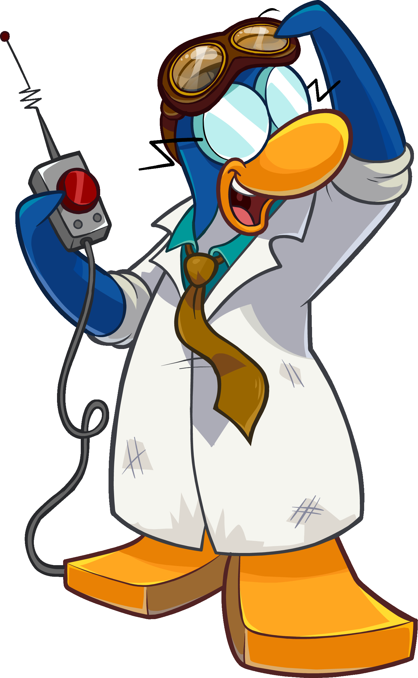Gary The Time Traveler - Club Penguin Gary (1444x2337), Png Download
