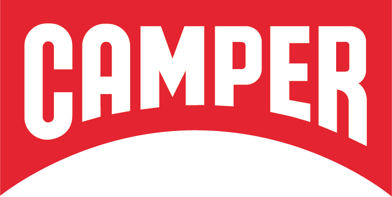 Camper Logo - Camper Shoes Logo Png (765x385), Png Download