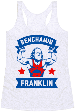 Benchamin Franklin Racerback Tank Top - Space Force To Infinity And Beyond (484x484), Png Download