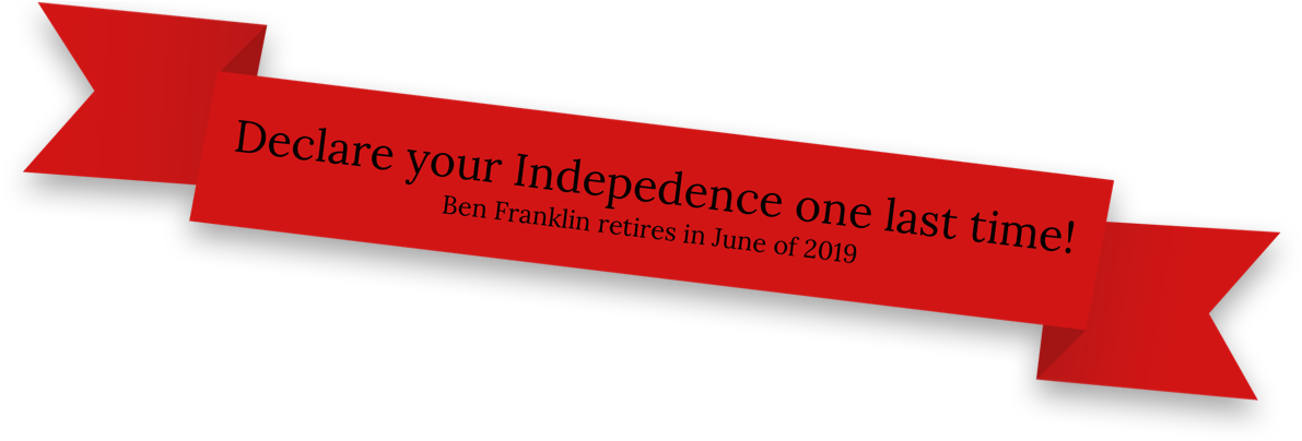 Ben Franklin & Me - Parallel (1280x406), Png Download