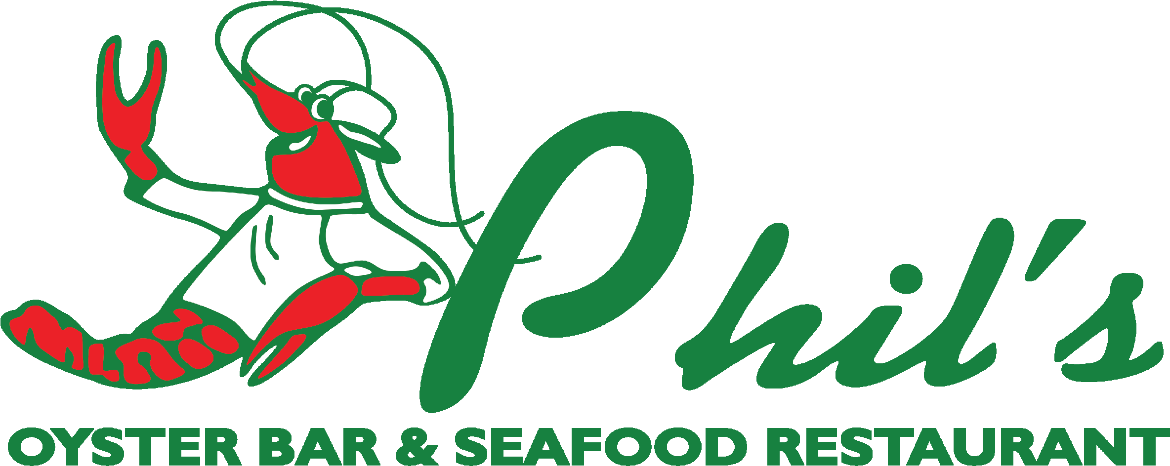 Phil's Oyster Bar - Phil's Oyster Bar & Seafood Restaurant (2388x961), Png Download