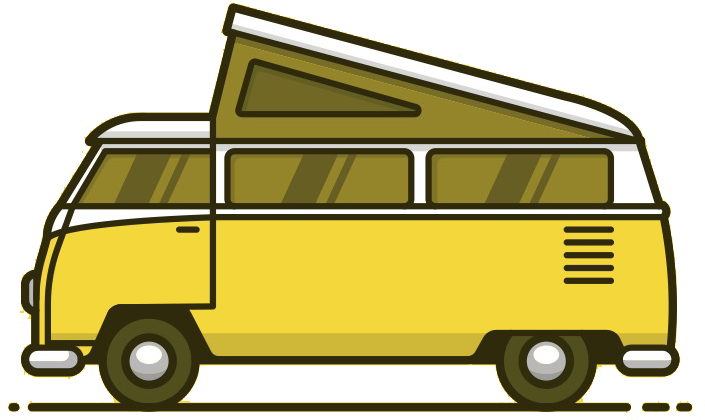 Vw Camper Oahu - Campers (850x555), Png Download