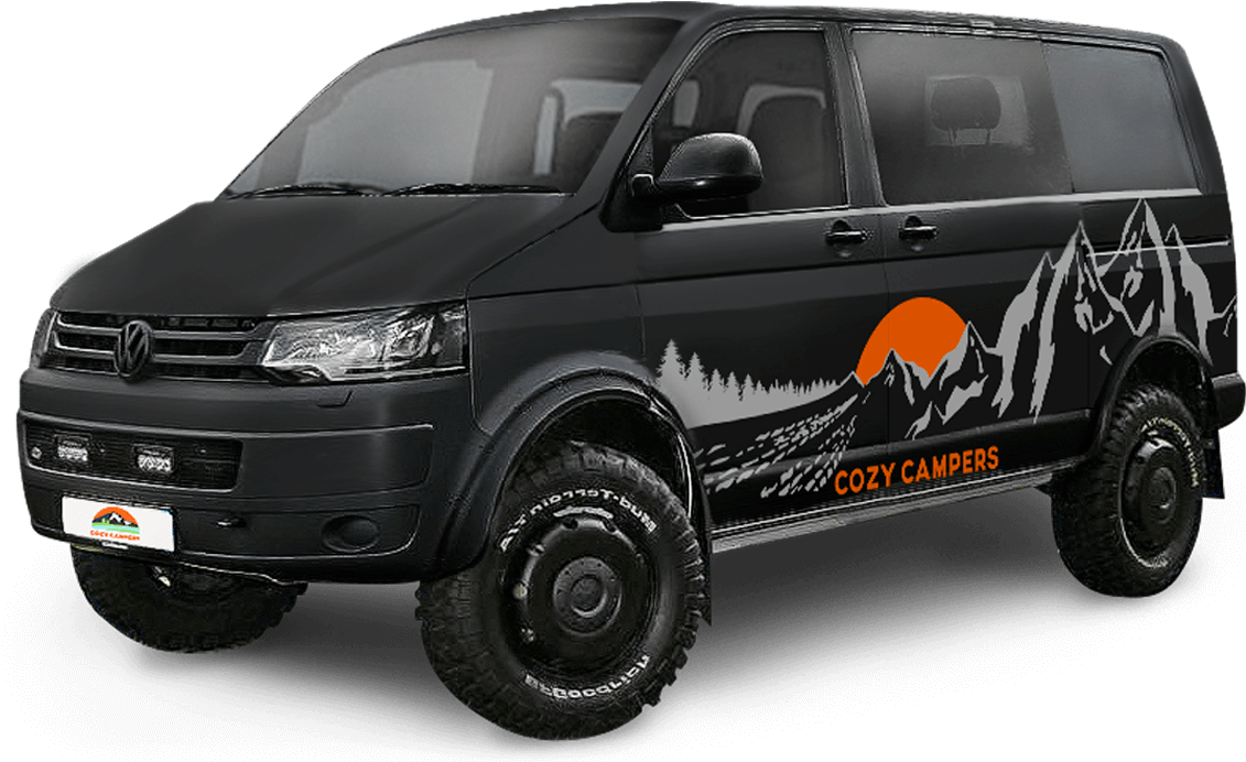 Iceland 4x4 Camper Van (1200x712), Png Download