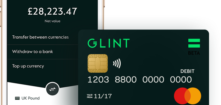London-based Glint Has Been Pretty Stealthy About What - Glint Debit Card (738x350), Png Download