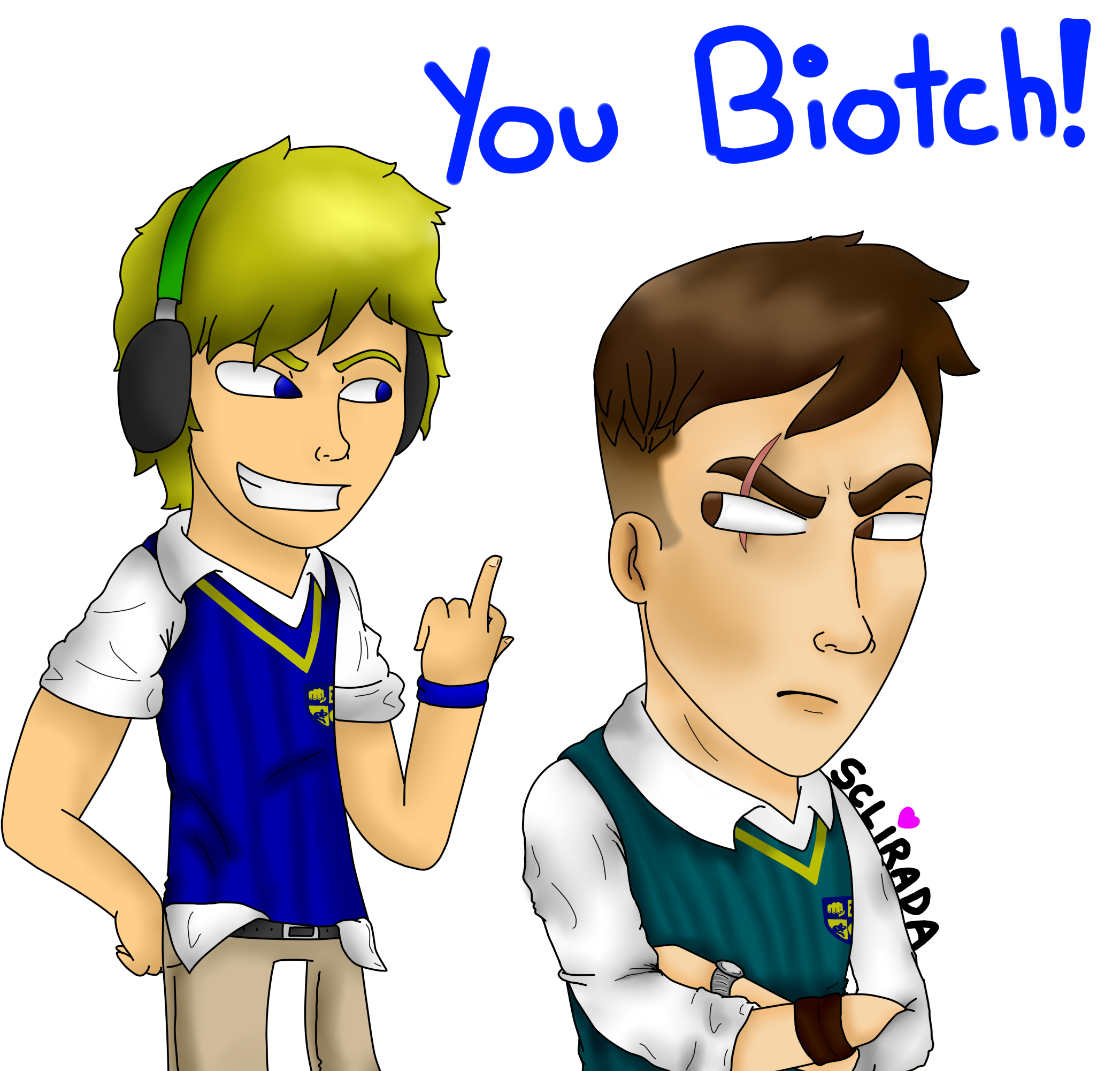 Gary You Bitch Pewdiepie - Bully Scholarship Edition Gary Fanart (2200x2000), Png Download
