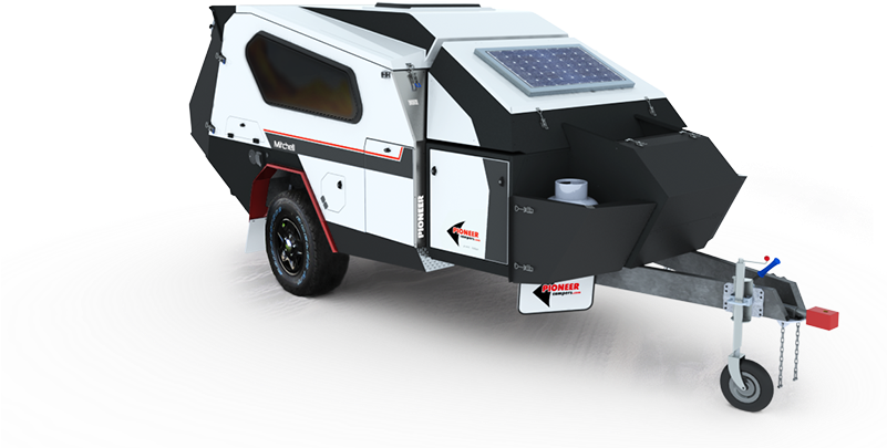 Mitchell - Hard Floor Camper Trailers (800x487), Png Download