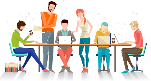 Career - Software Development Team (500x290), Png Download