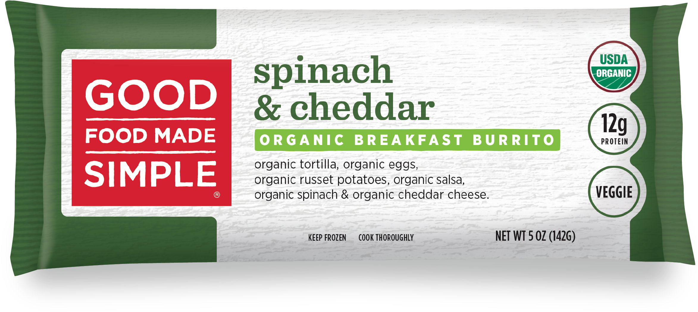 Breakfast Burritos - Good Food Made Simple Pancake Puffs, Banana - 10.6 (2700x1350), Png Download