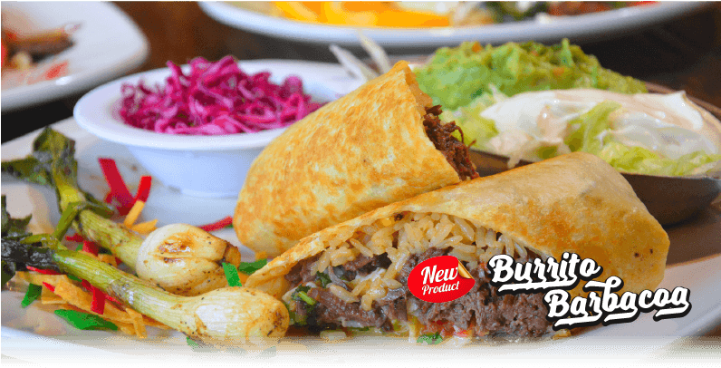 Burrito Wrap - Wrap Roti (800x600), Png Download