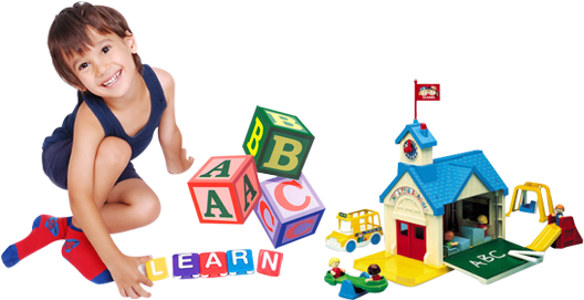 Advertisement - Play School Banner Design (544x281), Png Download