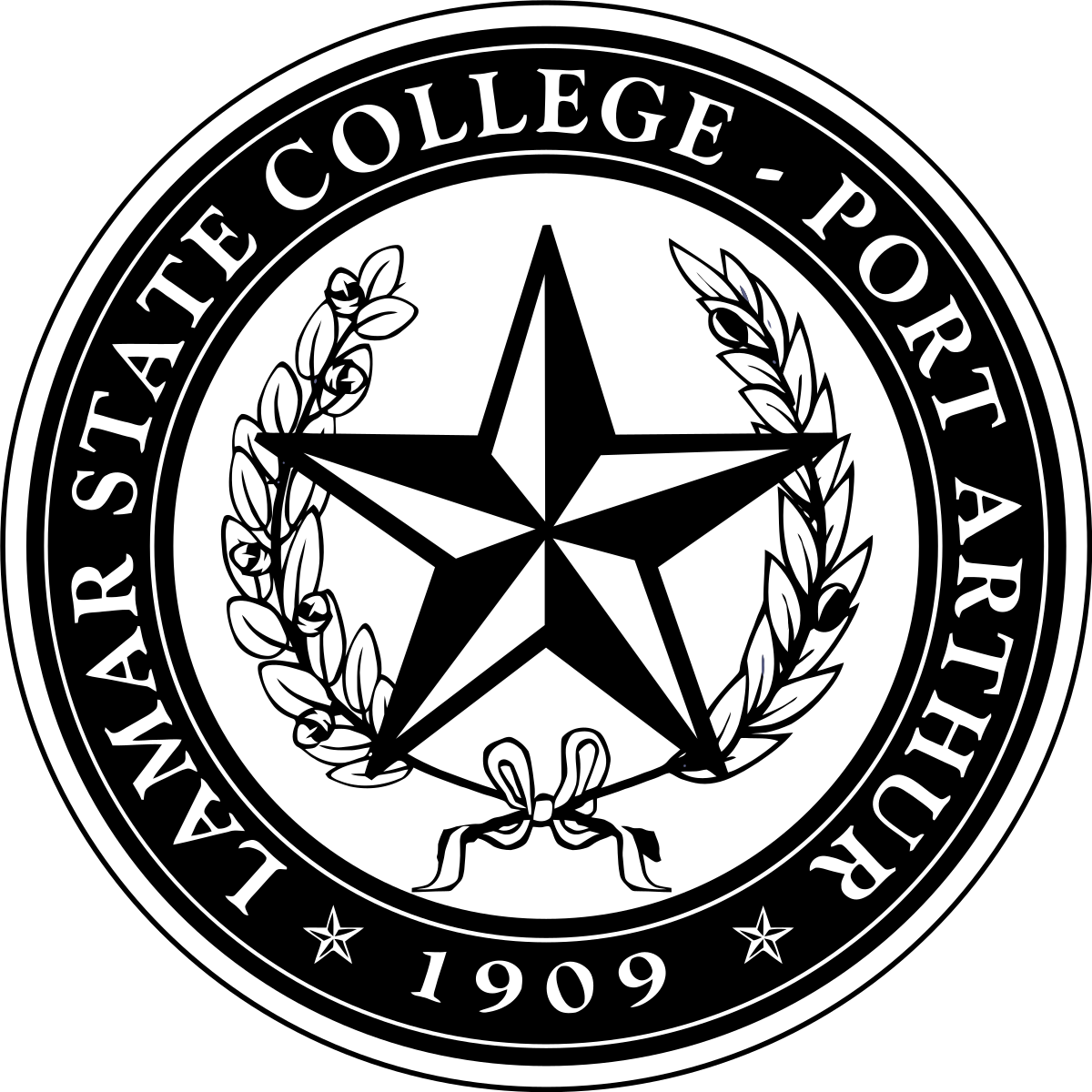 Lamar State College Port Arthur Logo (1200x1200), Png Download