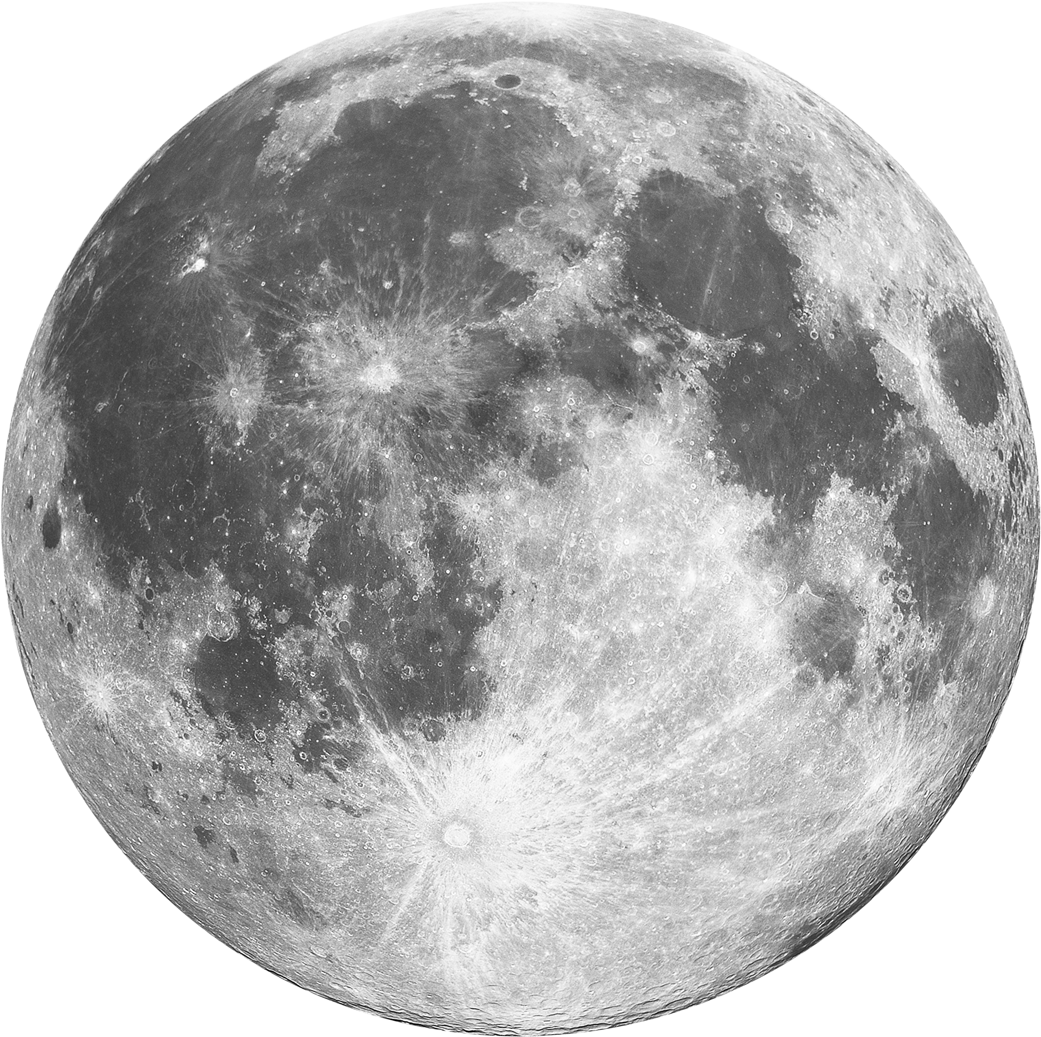 Waxing Moon - Full Moon (2369x2369), Png Download