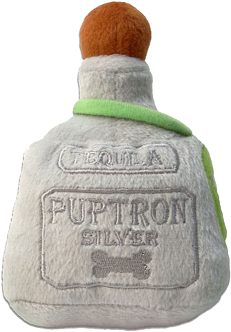 Puptron Tequila Toy - Haute Diggity Dog Puptron Tequila Dog Toy (500x500), Png Download