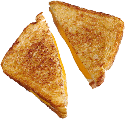 Objectgrilled Cheese Slices - Cheese Sandwich (450x450), Png Download