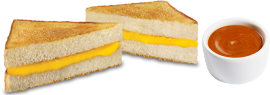 Grilled Cheese - Steak N Shake Grilled Cheese Sandwich (600x200), Png Download