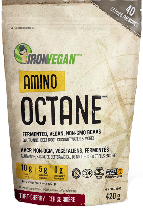 Athlete's Gainer Packaging - Iron Vegan Amino Octane (470x684), Png Download