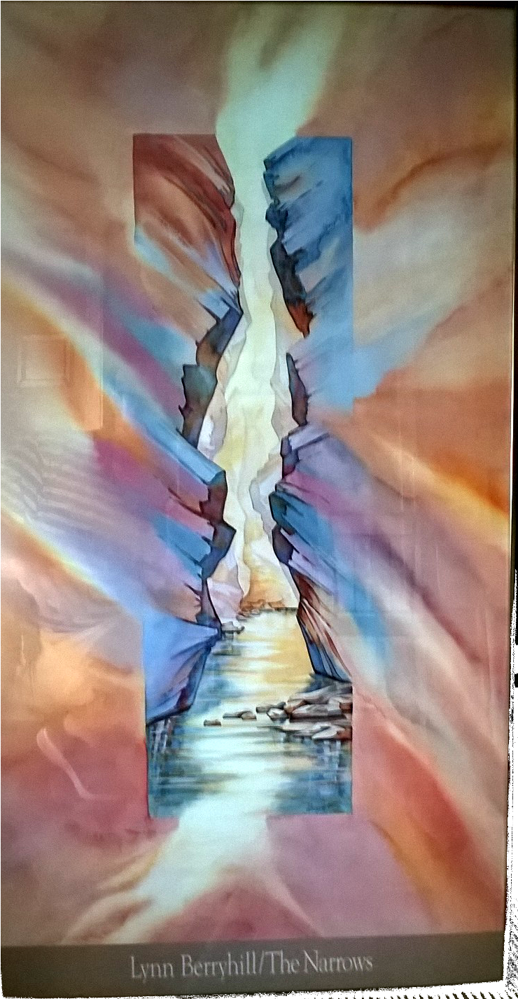 Framed Watercolor - Painting (850x1490), Png Download