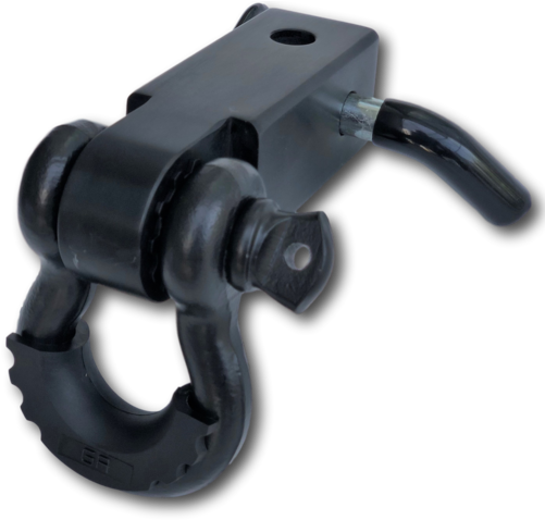 Heavy Duty Aluminum Shackle Hitch Receiver 2” With - Shackle (500x500), Png Download