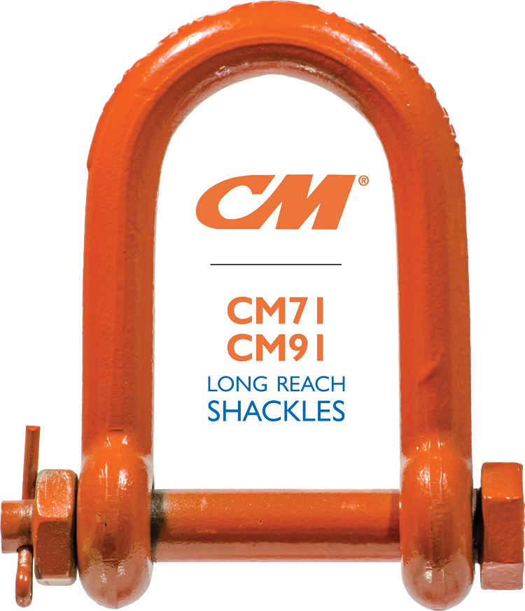 Cm91 Long Reach Shackle - Cm M347g Anchor Shackle,round Pin,2000 Lb. (750x873), Png Download