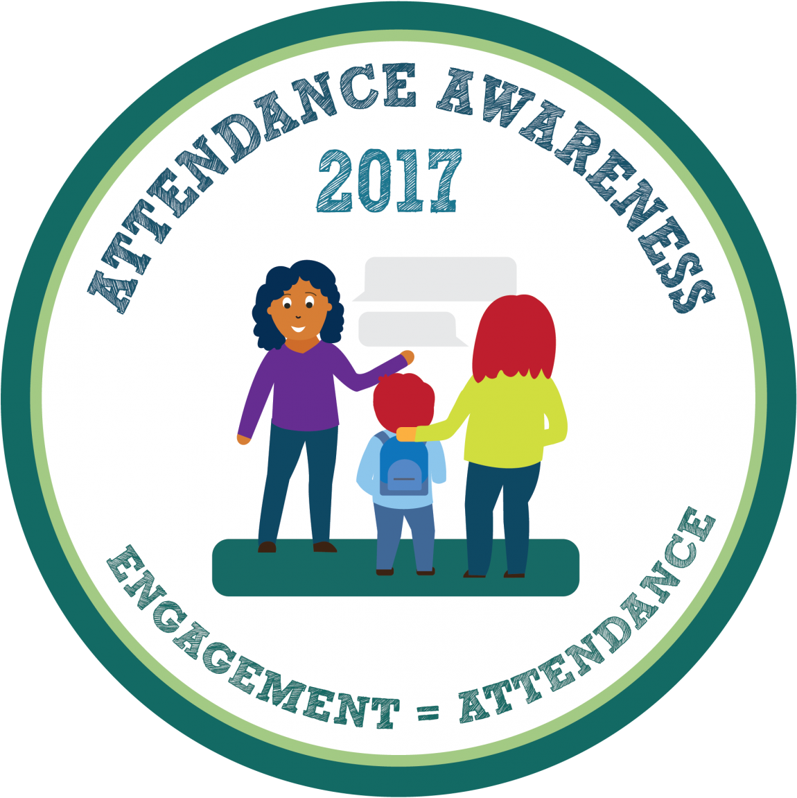 E-connections Post September 6, - September Is Attendance Awareness Month (1200x1200), Png Download