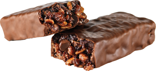 Brownies Chewy Bars - Leclerc Chocomax Brownie Granola Bars (664x304), Png Download