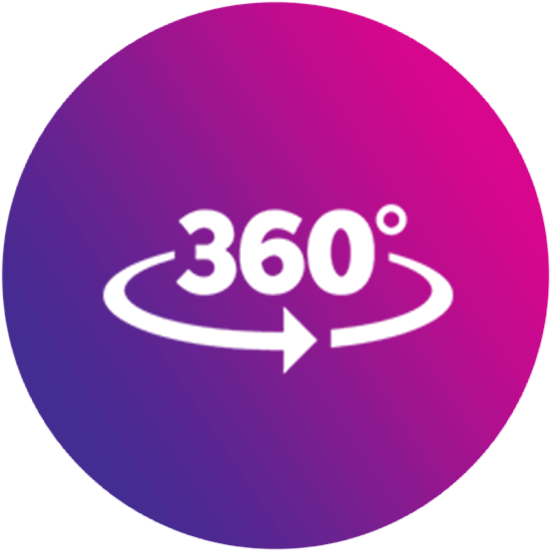 Vr Icon Lab - 360 Angle Icon (600x600), Png Download